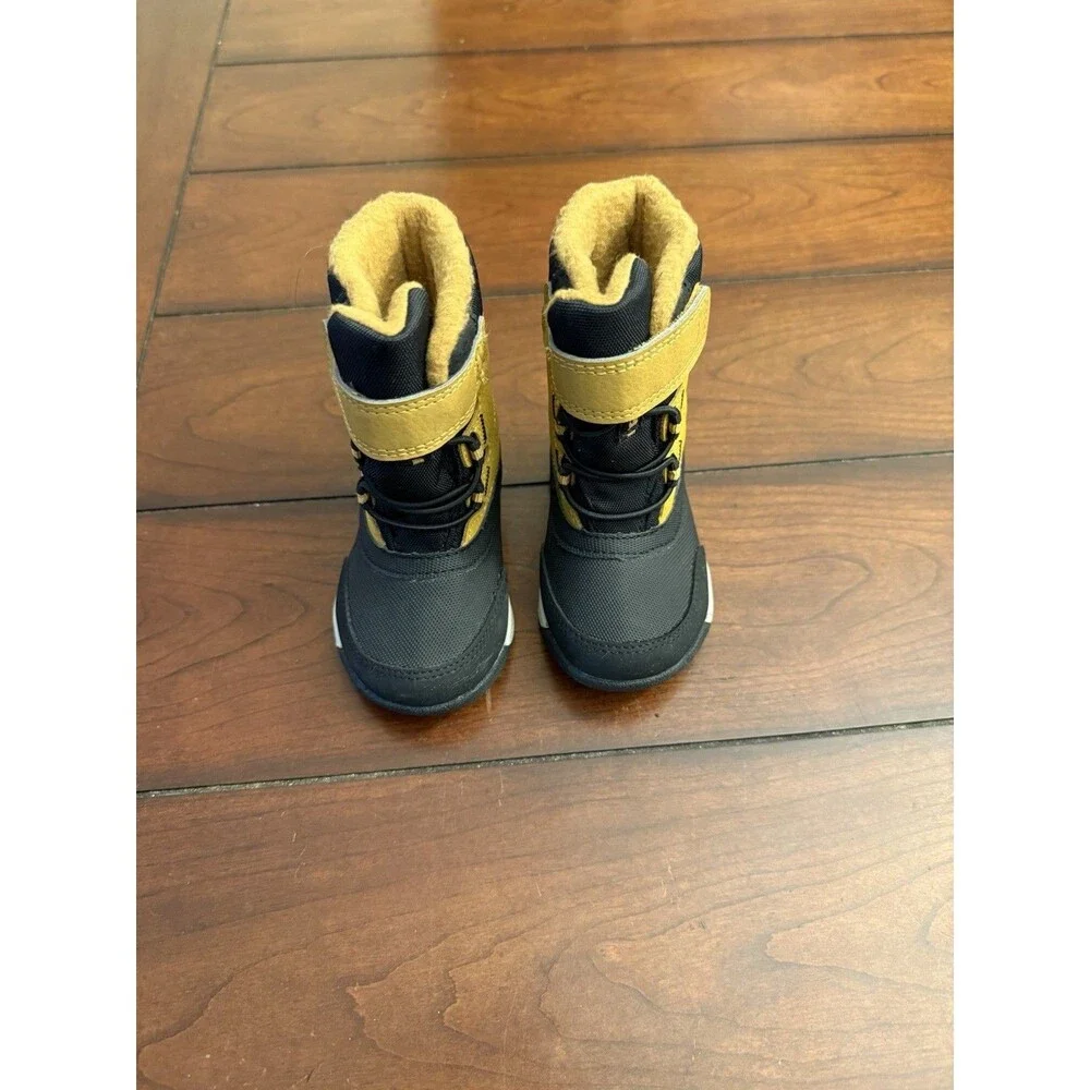 NWOB Merrell Little Kids Unisex Yellow Black Snow Storm Waterproof Boot Size‎ 4M